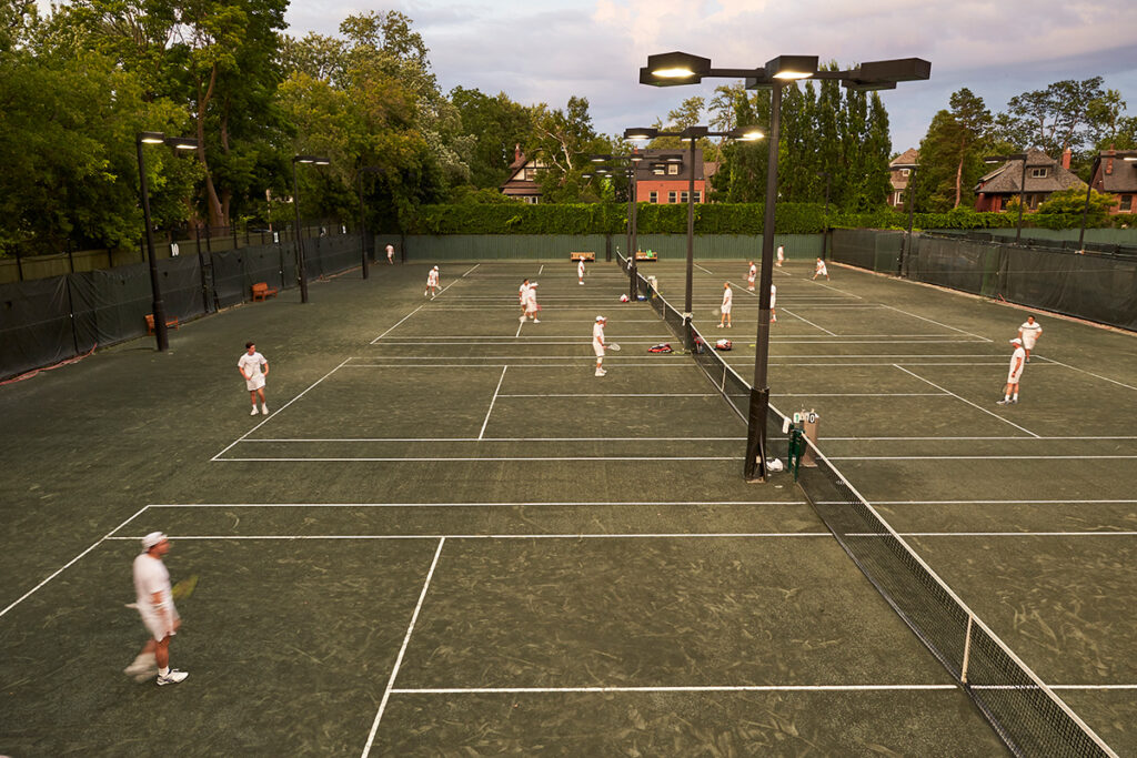 Toronto Lawn Tennis Club close to Yonge and Lawrence condos